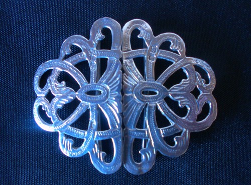 Solid silver nurse buckle - silver, nurse's