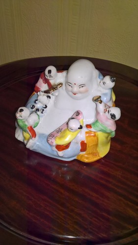 Vintage laughing buddha - vintage, with