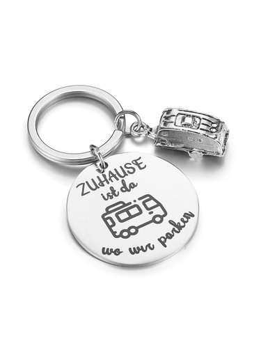 Camper keyring motorhome - camper,