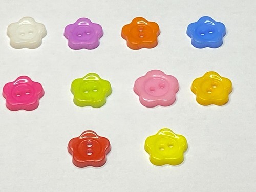 Baby buttons flower shaped - baby,