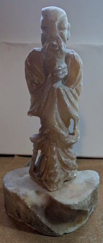 Vintage marble wise man - vintage, in