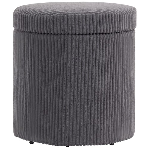 Grey corduroy upholstered - grey,