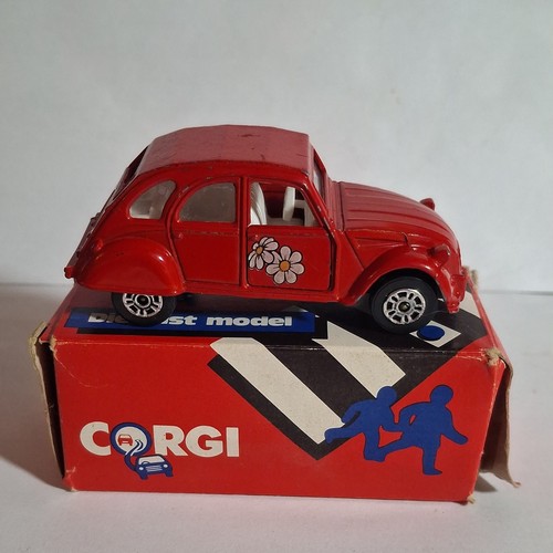 Corgi citroen 2cv6 red with - citroen,