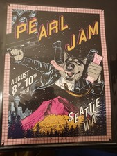 Pearl Jam Seattle Poster 2018