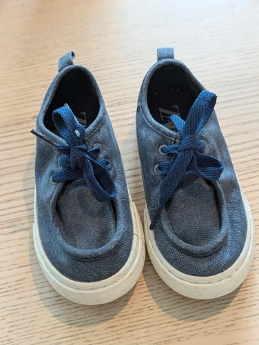 Zara blue canvas shoes
