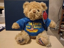 rare the Beatles yellow submarine keel toys plush teddy bear in good condition