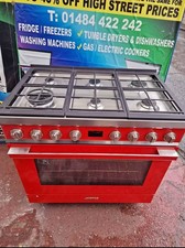 Smeg Portofino Range 90cm Dual Fuel 6 Gas Burners & Pyrolytic Oven Range Cooker!