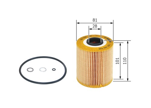 Bosch oil filter bmw 2 - bosch,