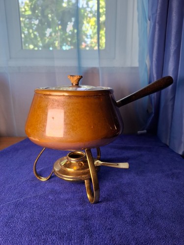 Vintage fondue set 1970s long - set,