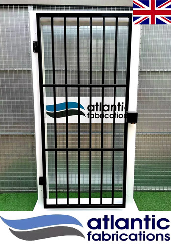 Steel security door gate with - steel, door/gate