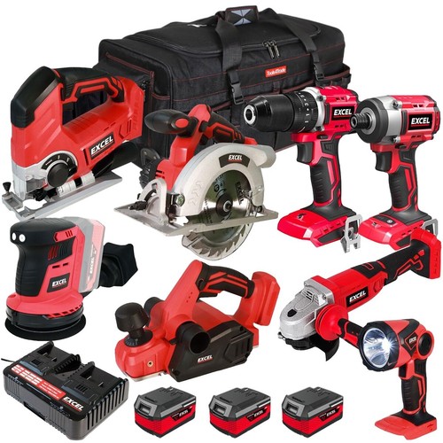 Excel 18v piece combo - piece,
