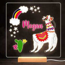 Llama Animal Bright Girl