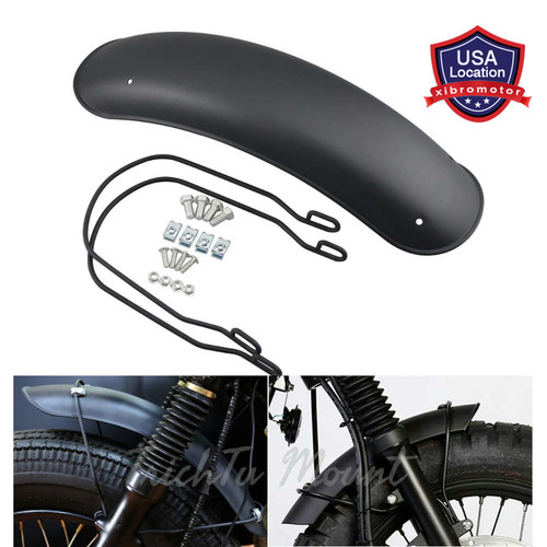 Motorcycle retro front - front, fender