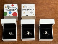 3 x Pandora Pudsey Bear