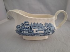 Vintage Blue and White