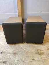 DENON SPEAKER SYSTEM - SC-M73 - PAIR OF MATCHING SPEAKERS - LIGHT OAK  - WORKING