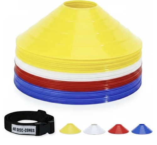 40pcs sports training cones - sports,