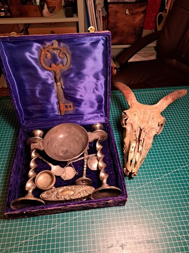 Old witchcraft box pagan