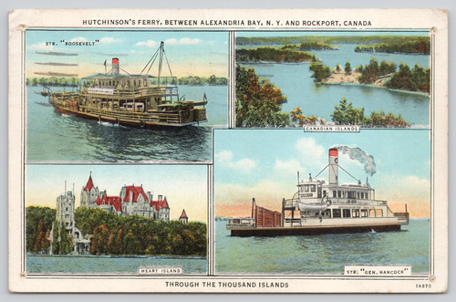 Postcard hutchinson ferry - hutchinson's,