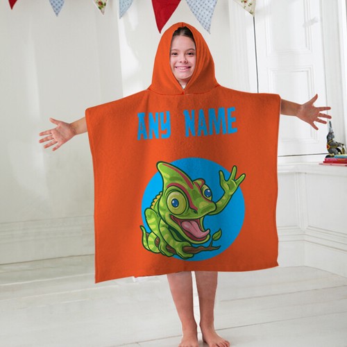Kids personalised hooded towel - hooded,