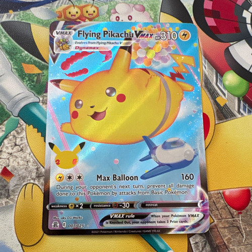 Pokémon flying pikachu vmax - pokémon,