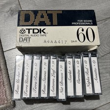 DAT Pre recorded Cassettes 60 Minutes