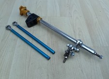 Chrome Cadet Kart Column Complete,   Zip,Go Kart,TKM,Rotax,Prokart,X30,Cadet