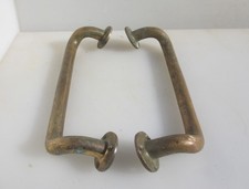 Antique brass door - brass, handles