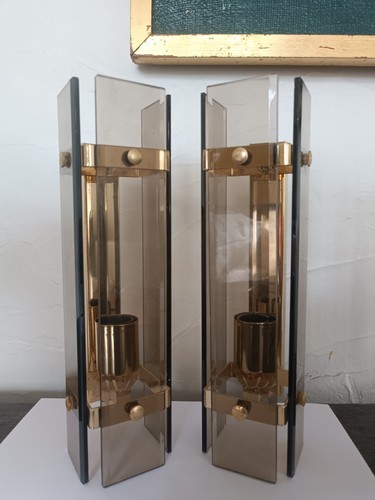Mid century smoked glass - mid,
