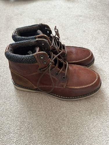 Boys brown leather - brown, boots