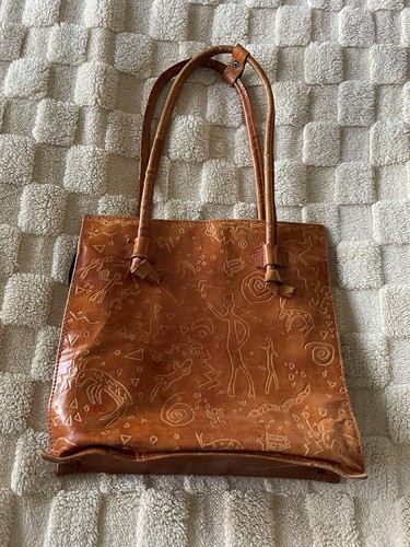 Vintage bel monte tan leather - vintage,