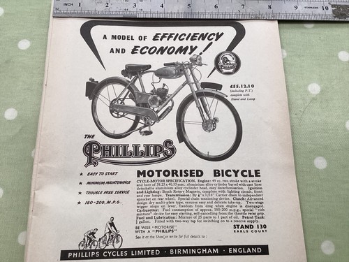 Phillips motorised bicycle - phillips,