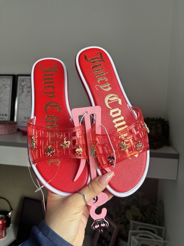 Juicy couture red - slides, with