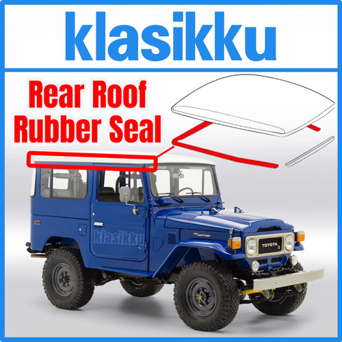 New weatherstrip rear - new,