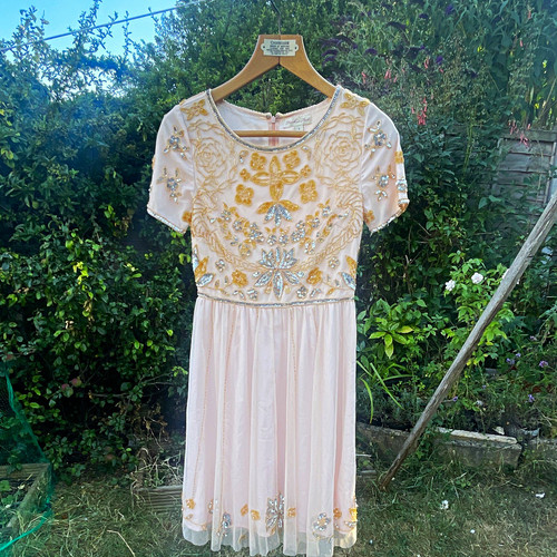 Frock and frill size pink - and,