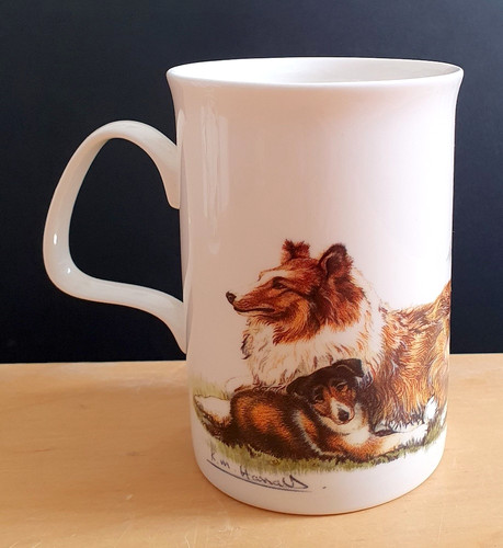 Dog lovers collie mug roy - dog,