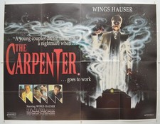 THE CARPENTER (1989) Original Cinema Quad Film Poster - Wings Hauser, Lynn Adams