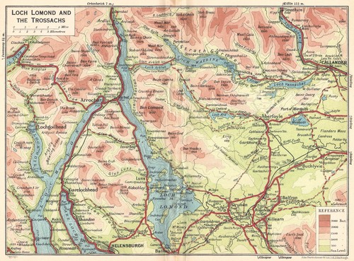 Loch lomond map plan the - loch, plan,