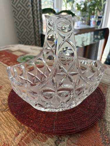 Vintage large cut - glass, lead