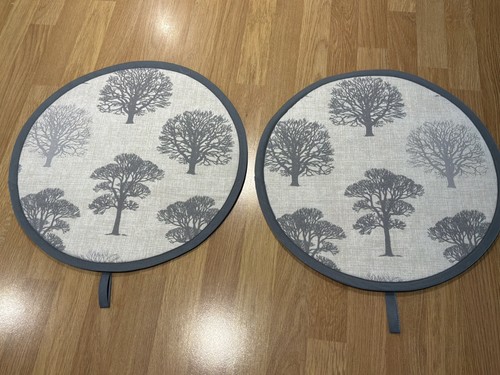 Aga covers grey tree - , fabric