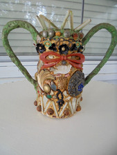 Vintage Folk Art Memory Jar