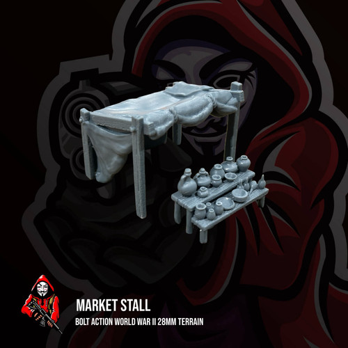 Market stall bolt action - stall,