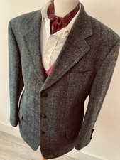 HARRIS TWEED mens COUNTRY DARK