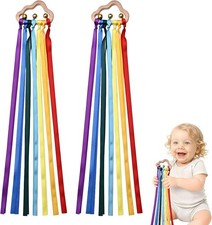 2 Pcs Wooden Baby Toys Sensory