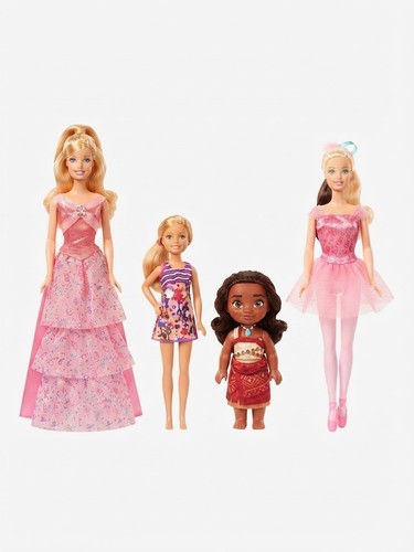 Barbie doll lot princess - lot, pink