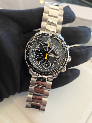 Seiko flightmaster men black - seiko, men's