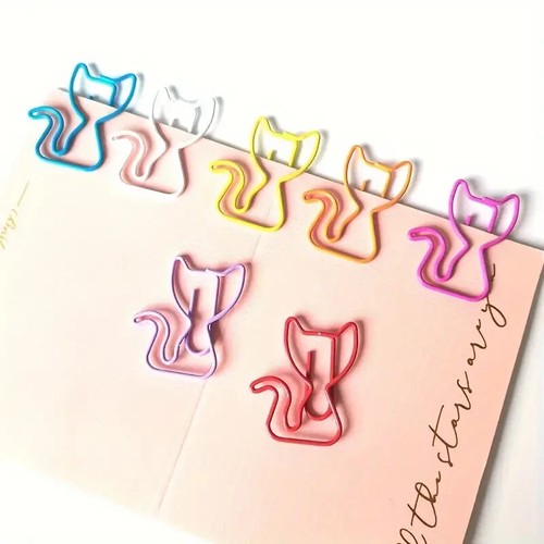 Cat paper clips decorative - paper,