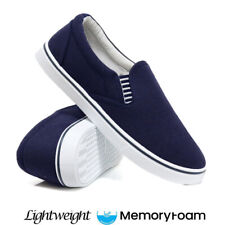 Mens Slip On Casual Canvas
