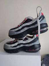 KicksCrew Air Max 95 PS 'Particle Grey Red'  /905461-036.  Child size UK 11