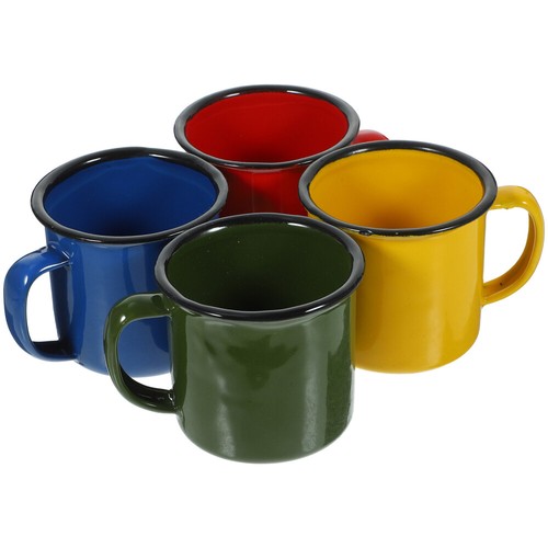 Pcs enamel espresso cup mug - 4,